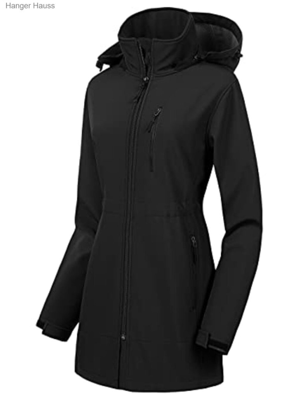 Women's Waterproof Softshell Jacket Fleece Lined Windbreaker Lightweight